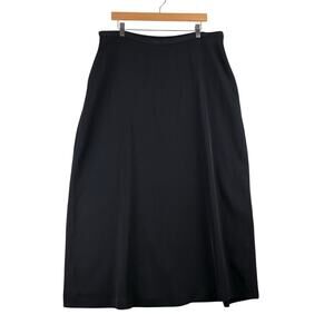 Vintage Alia Maxi Skirt Women’s 18W Plus Black Lined Career Office Professional